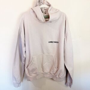 Lonely Ghost Beige Daily's Hoodie Pullover 2X Pink Beige